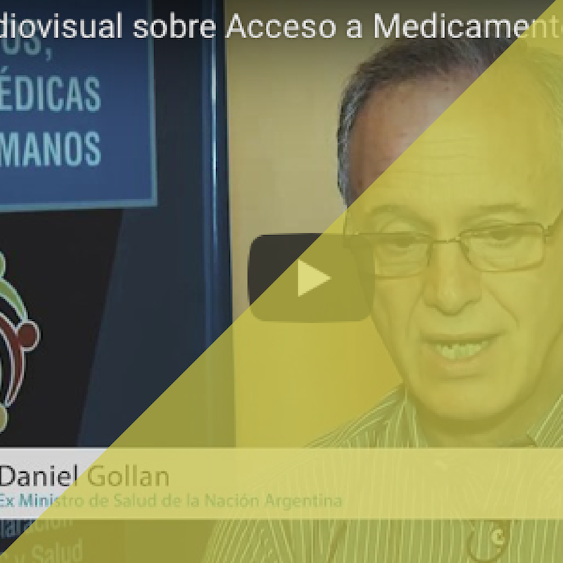 Especial audiovisual: Congreso internacional sobre acceso a medicamentos