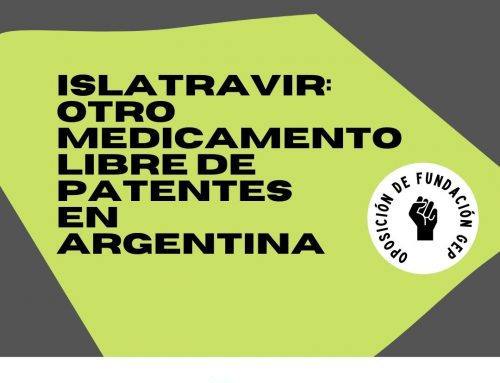 Islatravir, otro medicamento libre de patentes en Argentina como resultado de una oposición de Fundación GEP