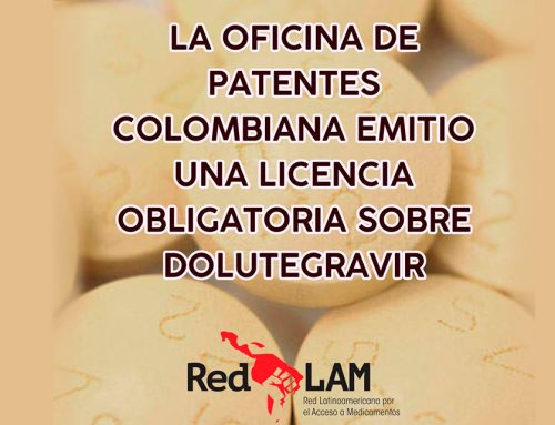 Licencia Obligatoria en Colombia sobre dolutegravir